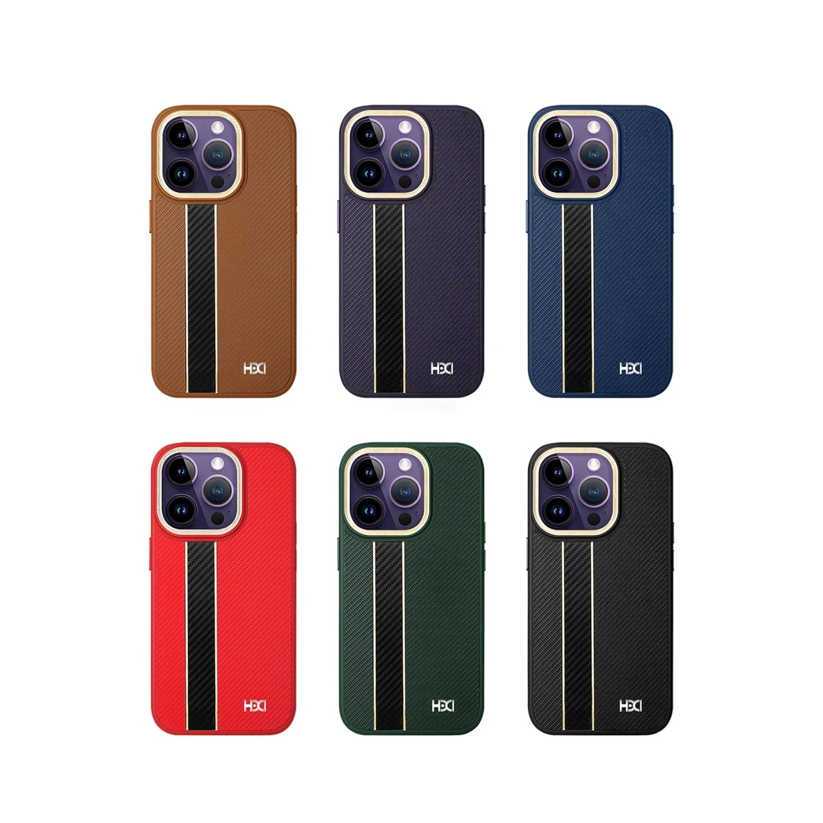 HDD Apple iPhone 14 Pro Max Kılıf HBC-163 Times Kapak - Koyu Yeşil