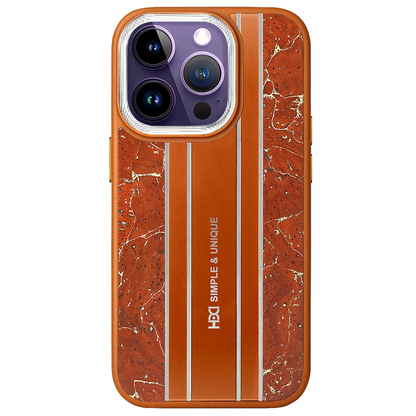 HDD Apple iPhone 14 Pro Max Kılıf HBC-188 Astra Kapak - Kahverengi