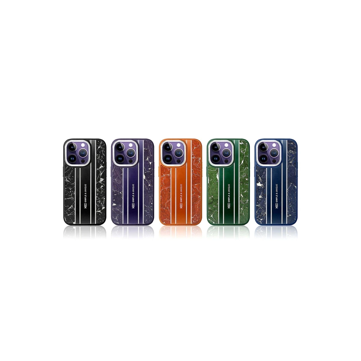 HDD Apple iPhone 14 Pro Max Kılıf HBC-188 Astra Kapak - Lacivert