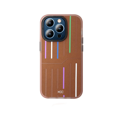 HDD Apple iPhone 14 Pro Max Kılıf HBC-221 Roma Kapak - Kahverengi