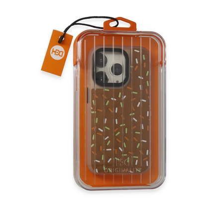 HDD Apple iPhone 14 Pro Max Kılıf HBC-222 Bern Kapak - Kahverengi
