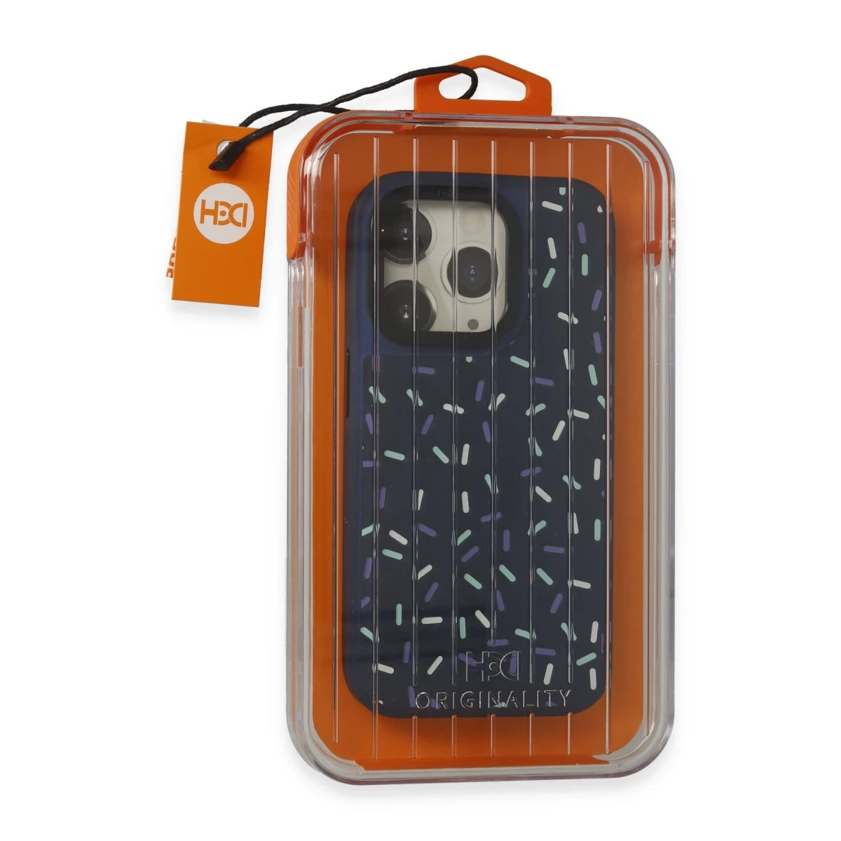 HDD Apple iPhone 14 Pro Max Kılıf HBC-222 Bern Kapak - Lacivert