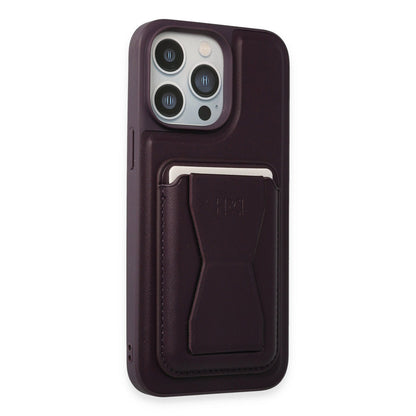HDD Apple iPhone 14 Pro Max Kılıf HD Deri Luxury Magnet Kartvizitli Kapak