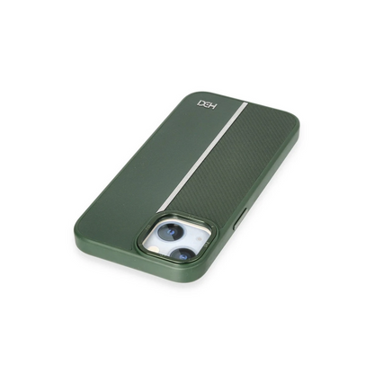 HDD Apple iPhone 15 Kılıf HBC-155 Lizbon Kapak - Koyu Yeşil