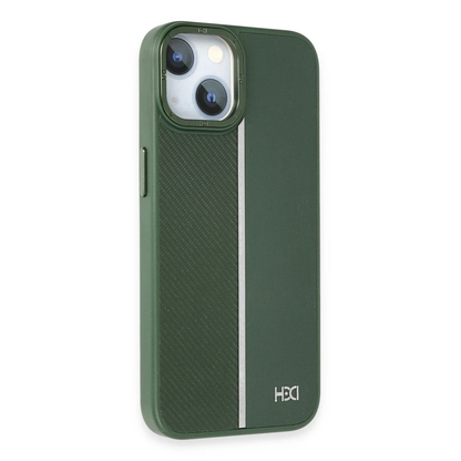 HDD Apple iPhone 15 Kılıf HBC-155 Lizbon Kapak - Koyu Yeşil