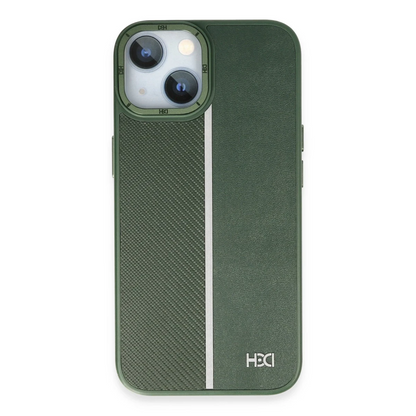 HDD Apple iPhone 15 Kılıf HBC-155 Lizbon Kapak - Koyu Yeşil