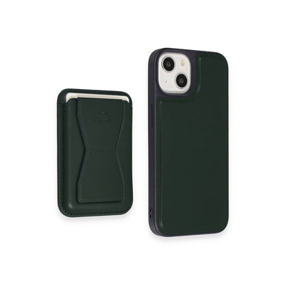 HDD Apple iPhone 15 Kılıf HD Deri Luxury Magnet Kartvizitli Kapak