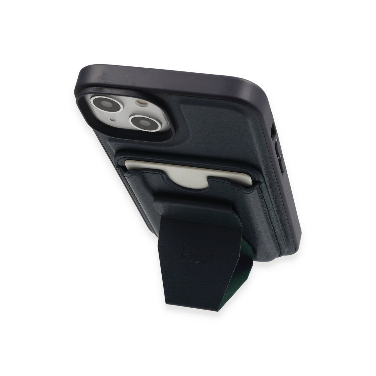 HDD Apple iPhone 15 Kılıf HD Deri Luxury Magnet Kartvizitli Kapak