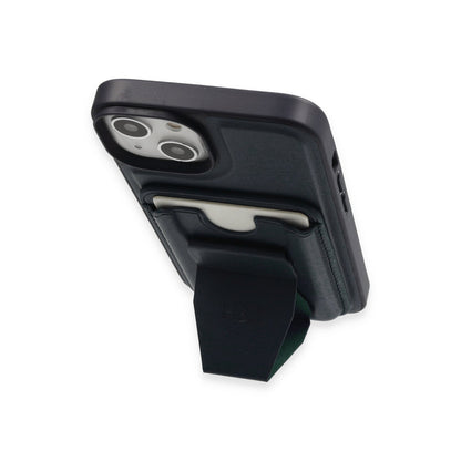 HDD Apple iPhone 15 Kılıf HD Deri Luxury Magnet Kartvizitli Kapak