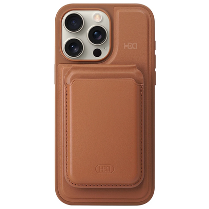 HDD Apple iPhone 15 Pro HBC-247 Atina Kartvizitli Kapak - Kahverengi