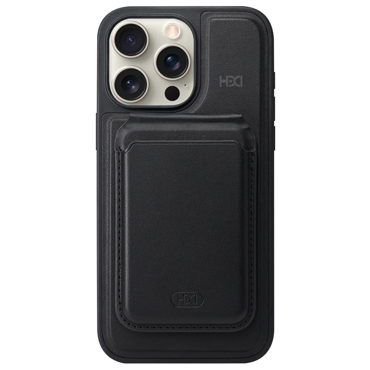 HDD Apple iPhone 15 Pro HBC-247 Atina Kartvizitli Kapak - Siyah