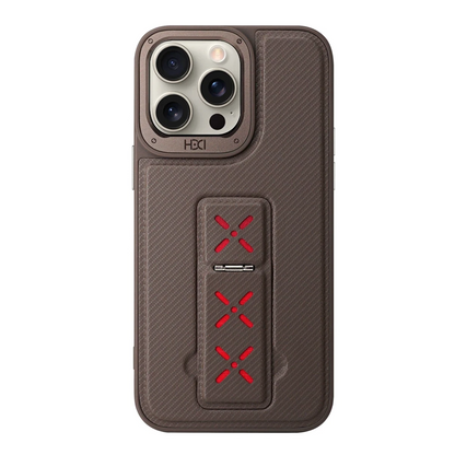 HDD Apple iPhone 15 Pro HBC-248 Lima Standlı Kapak - Titan Gri