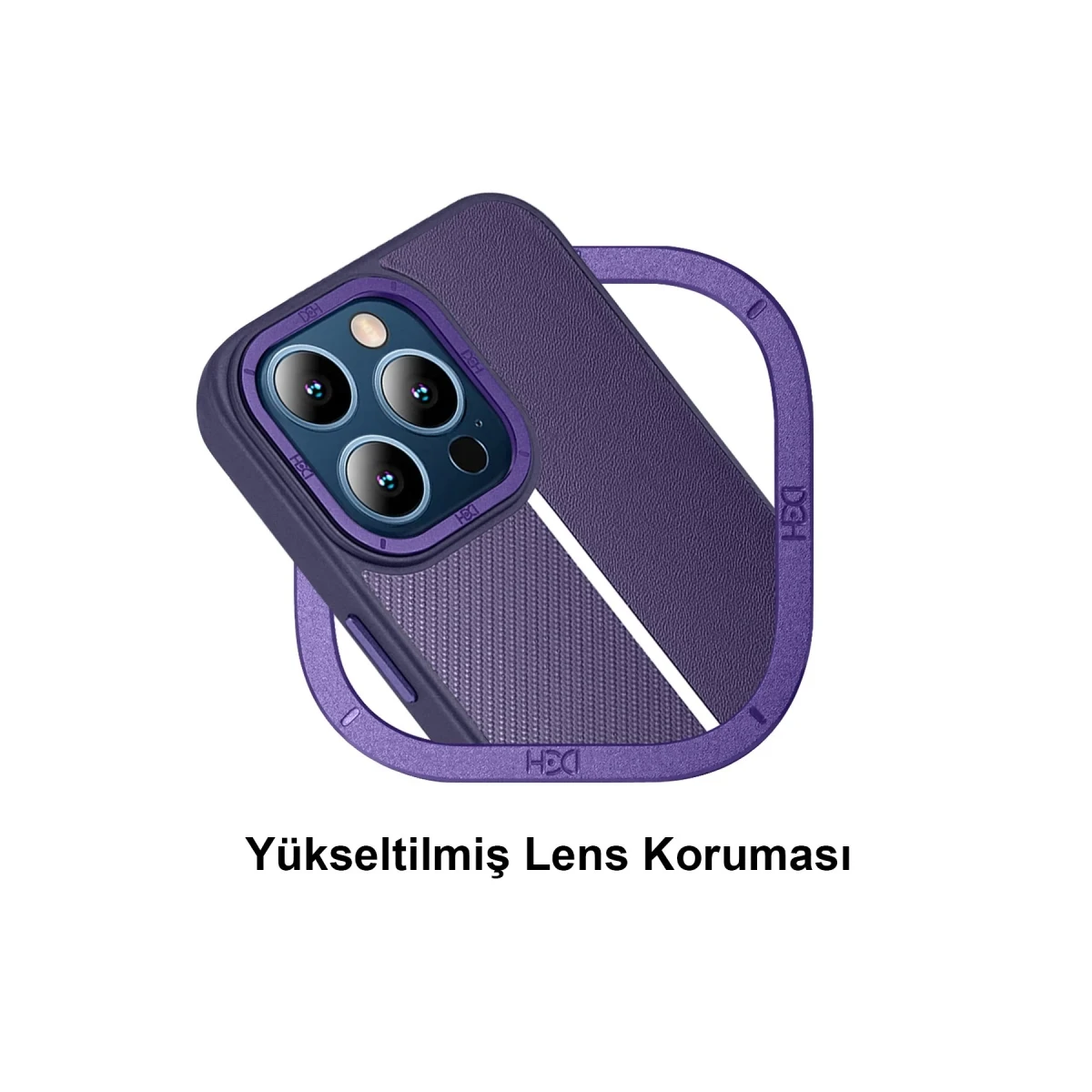 HDD Apple iPhone 15 Pro Kılıf HBC-155 Lizbon Kapak - Lacivert