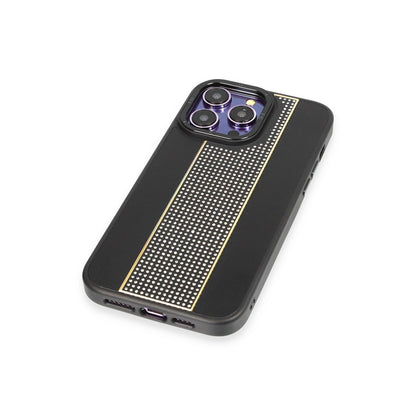 HDD Apple iPhone 15 Pro Kılıf HBC-160 Almera Taşlı Kapak