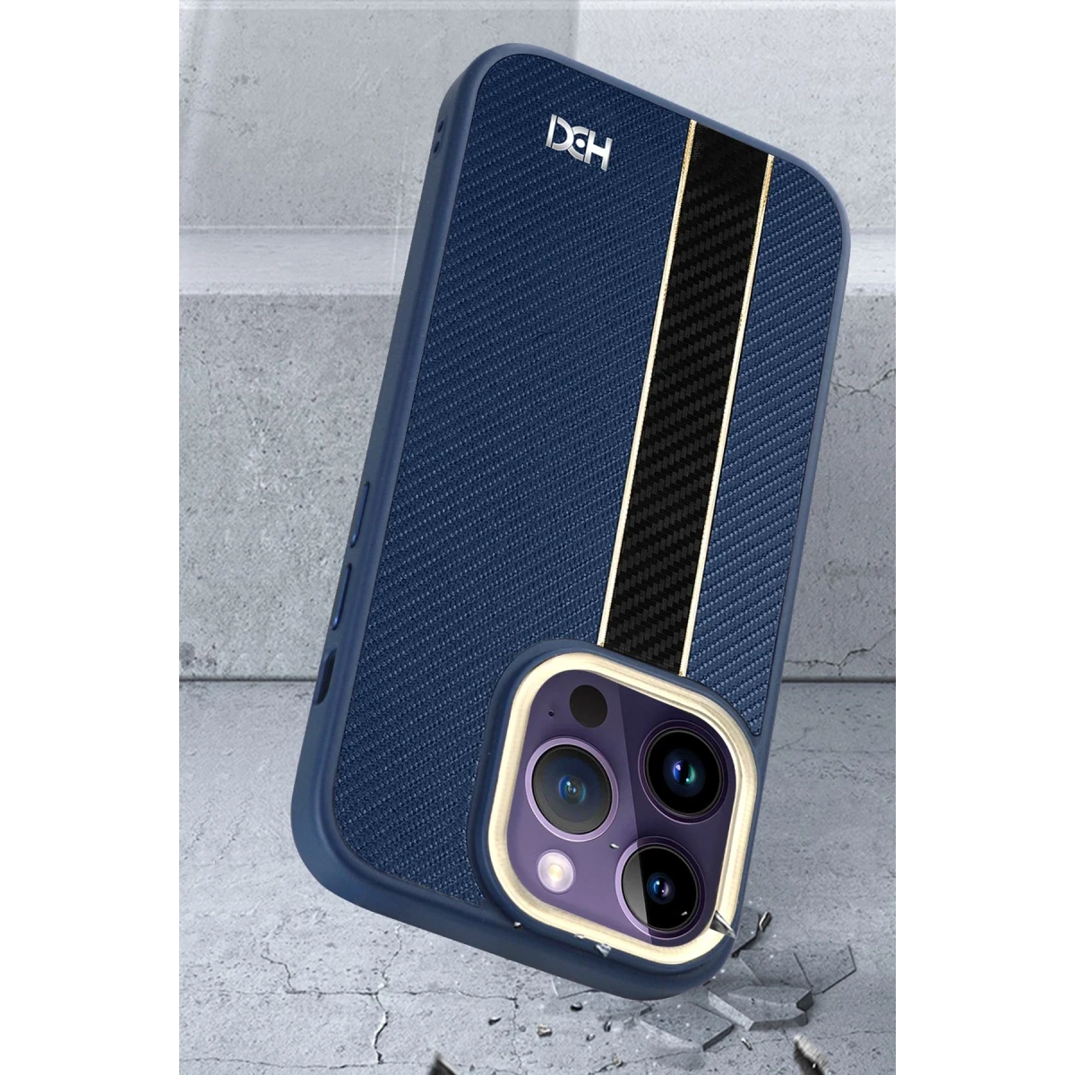 HDD Apple iPhone 15 Pro Kılıf HBC-163 Times Kapak - Lacivert