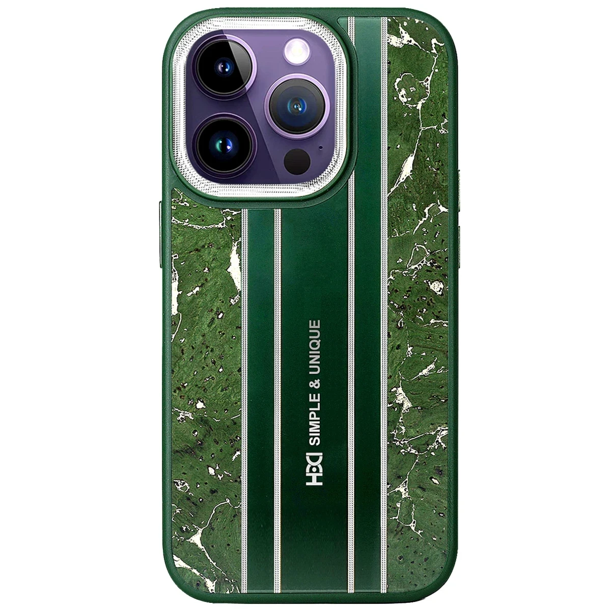 HDD Apple iPhone 15 Pro Kılıf HBC-188 Astra Kapak - Koyu Yeşil