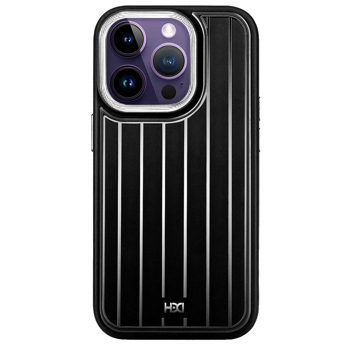 HDD Apple iPhone 15 Pro Kılıf HBC-190 Kolaj Kapak - Siyah