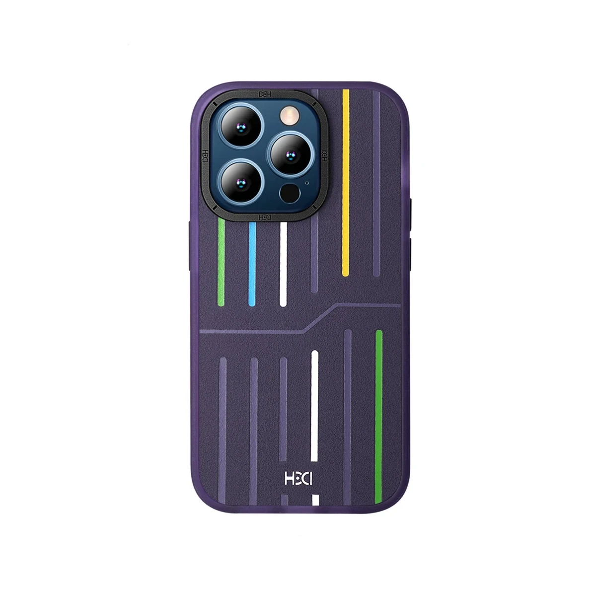 HDD Apple iPhone 15 Pro Kılıf HBC-221 Roma Kapak - Derin Mor