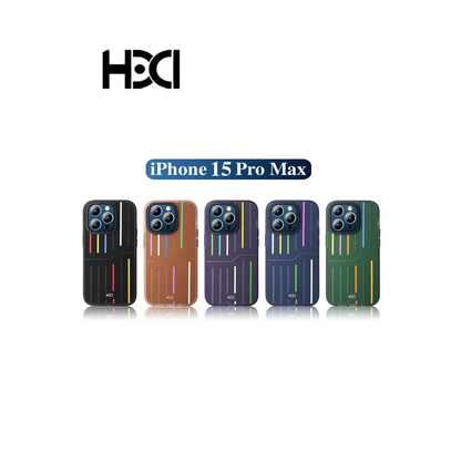HDD Apple iPhone 15 Pro Kılıf HBC-221 Roma Kapak - Kahverengi
