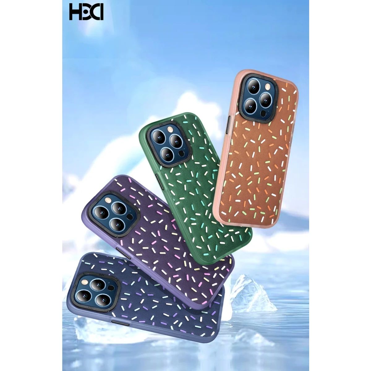 HDD Apple iPhone 15 Pro Kılıf HBC-222 Bern Kapak - Koyu Yeşil