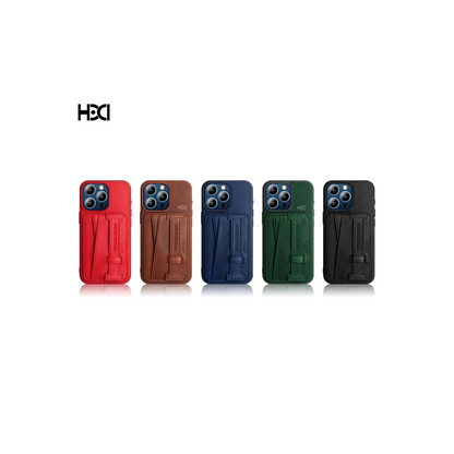 HDD Apple iPhone 15 Pro Kılıf HD Deri Kartvizitli Kapak - Siyah