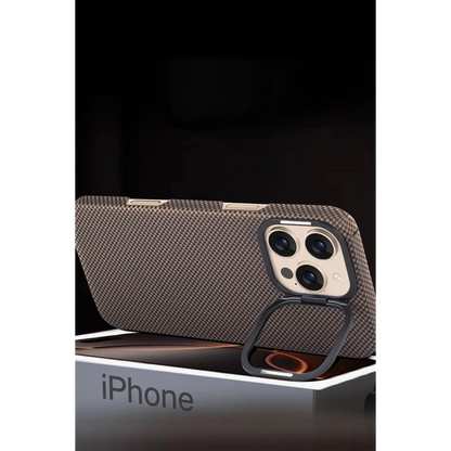 HDD Apple iPhone 15 Pro Max Blaze 1000D Kevlar Magsafe Kılıf - Mavi
