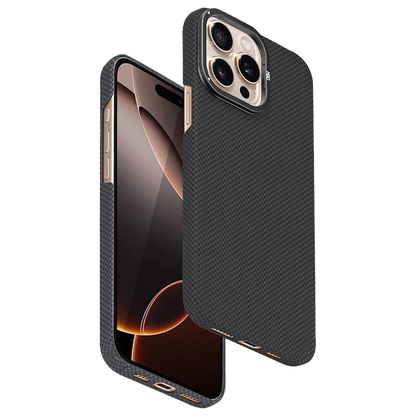HDD Apple iPhone 15 Pro Max Blaze 1000D Kevlar Magsafe Kılıf - Siyah