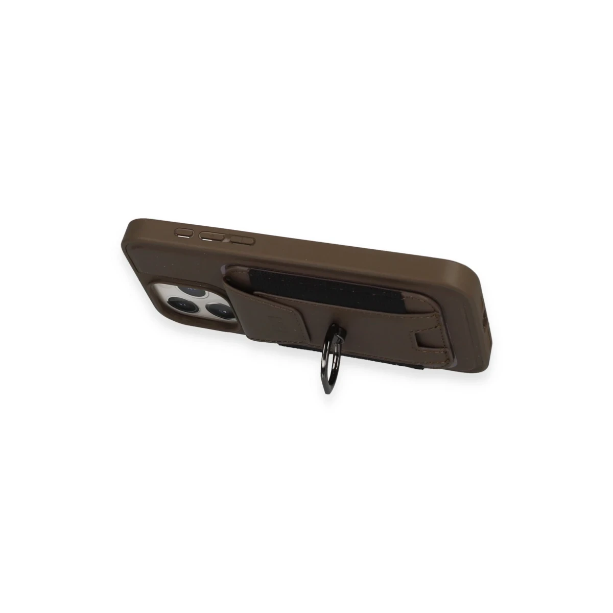 HDD Apple iPhone 15 Pro Max HBC-228 Havana Magnet Kartvizitli Kapak - Titan Gri
