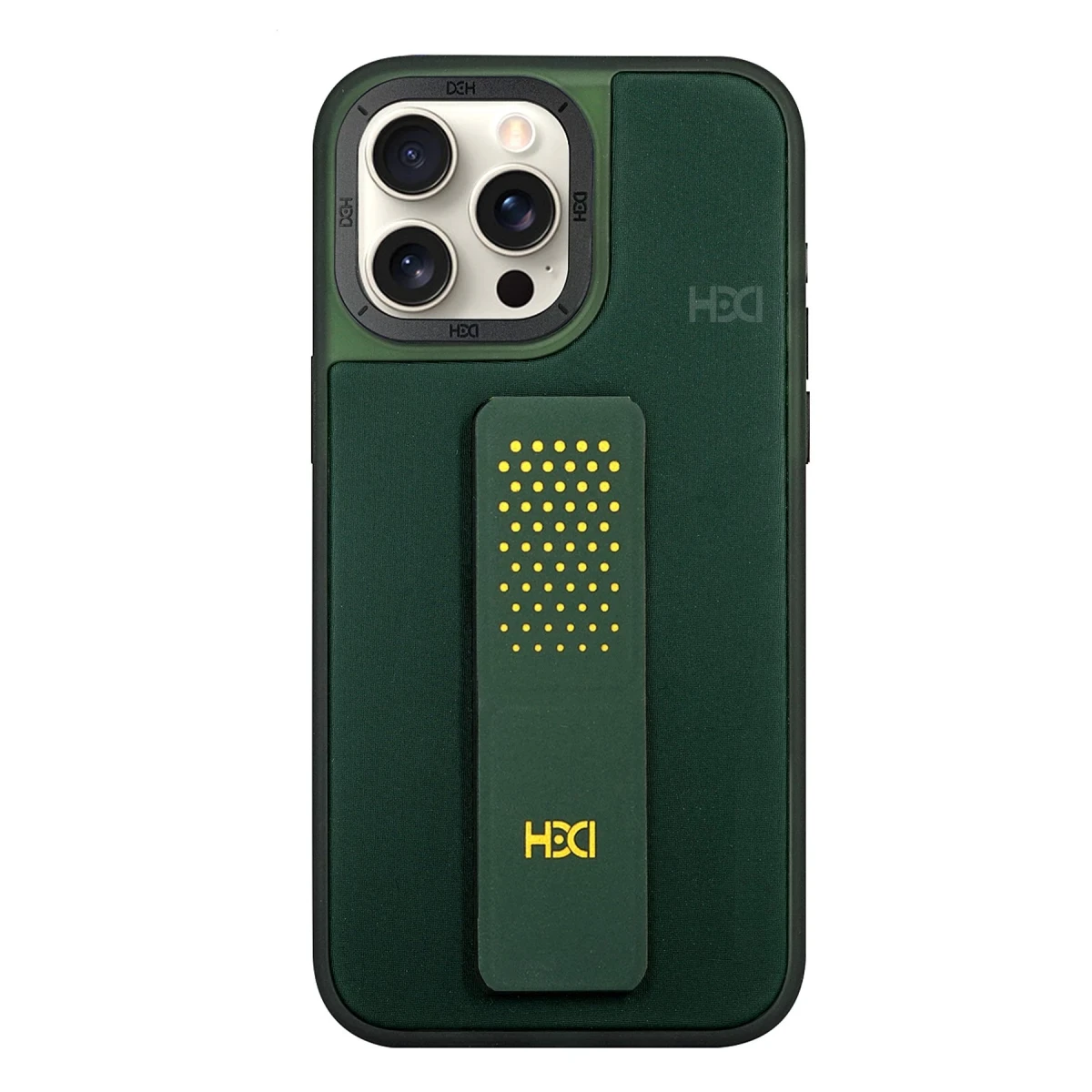 HDD Apple iPhone 15 Pro Max HBC-239 Colombo Standlı Kapak - Koyu Yeşil