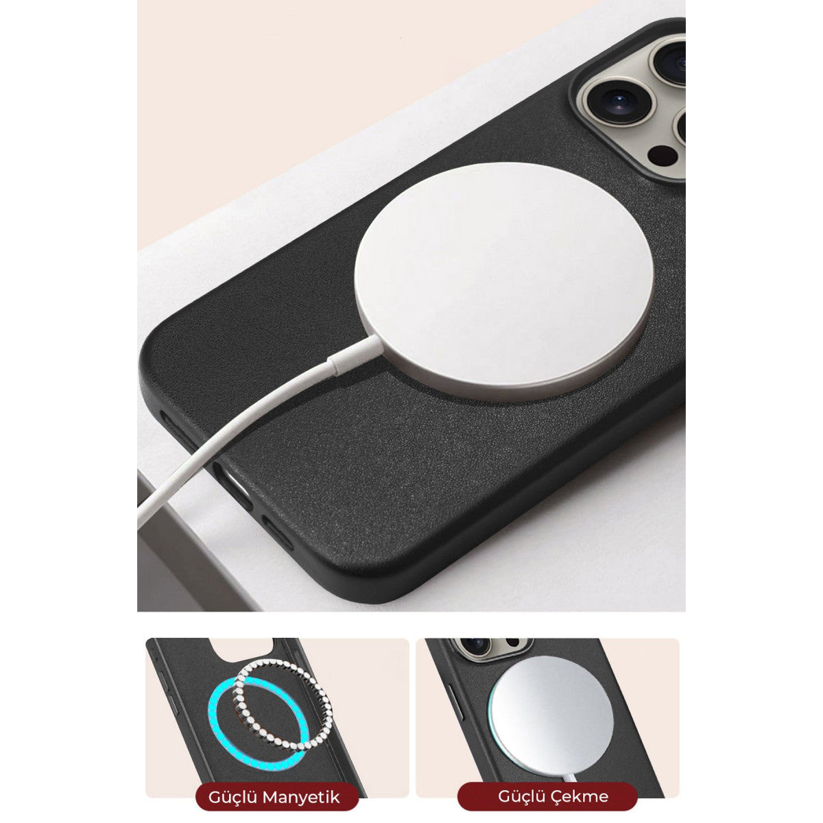 HDD Apple iPhone 15 Pro Max HBC-242 Dividing Magsafe Kapak