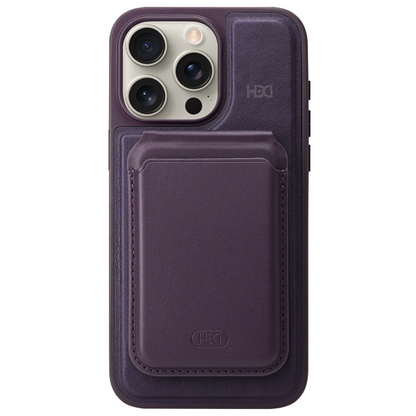 HDD Apple iPhone 15 Pro Max HBC-247 Atina Kartvizitli Kapak - Derin Mor
