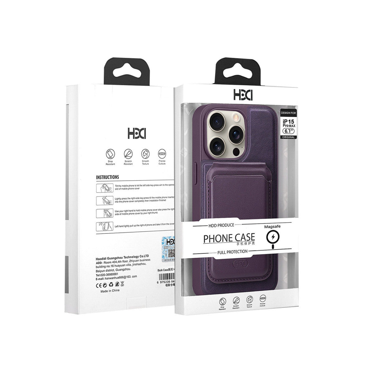 HDD Apple iPhone 15 Pro Max HBC-247 Atina Kartvizitli Kapak