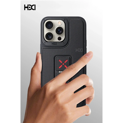 HDD Apple iPhone 15 Pro Max HBC-248 Lima Standlı Kapak - Siyah