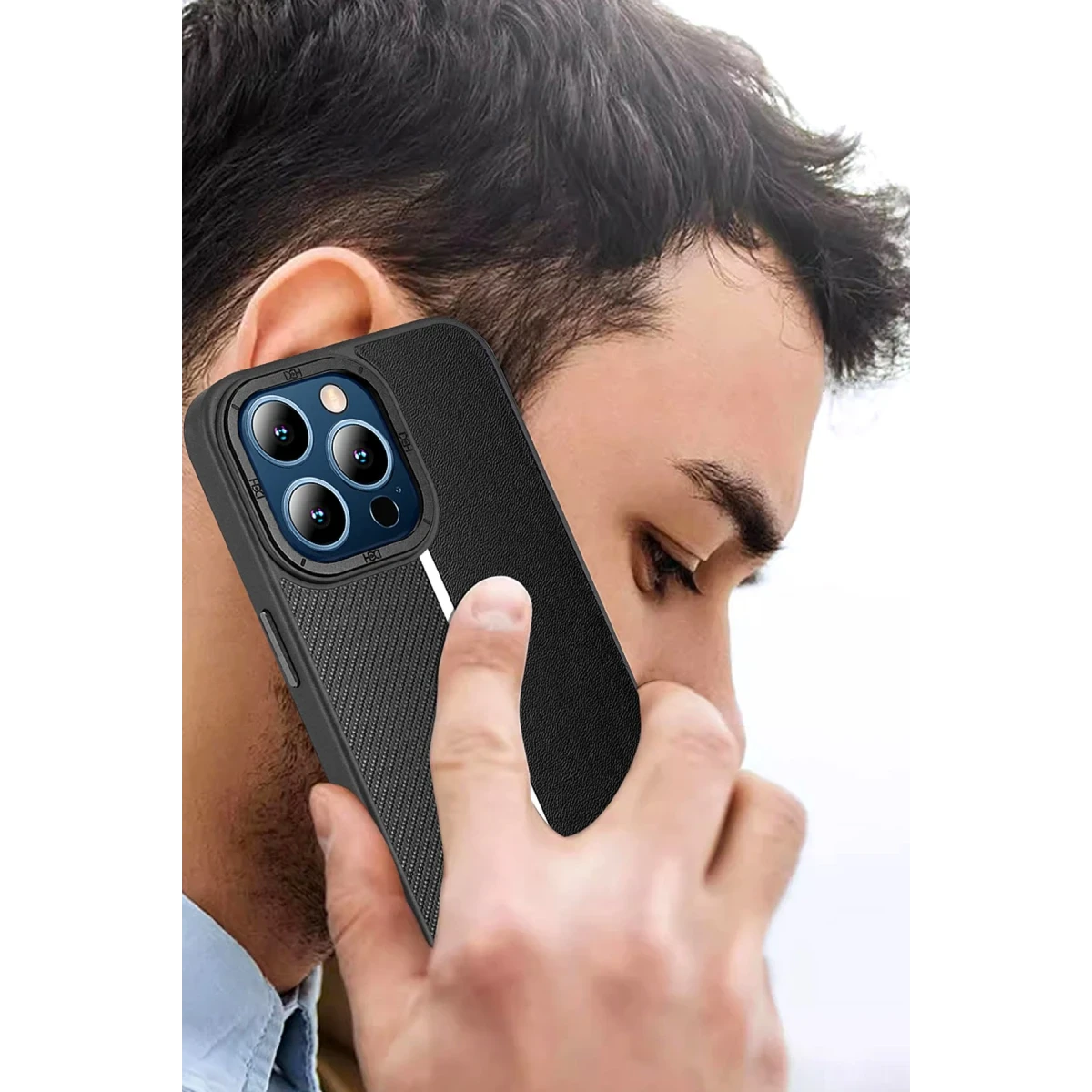 HDD Apple iPhone 15 Pro Max Kılıf HBC-155 Lizbon Kapak - Kahverengi