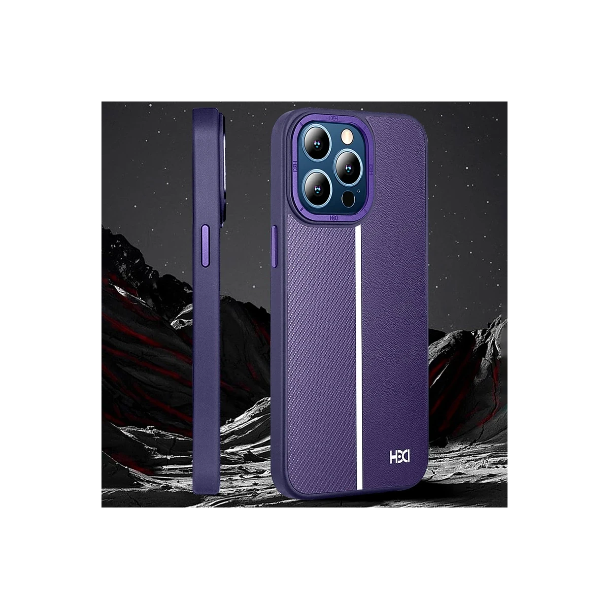 HDD Apple iPhone 15 Pro Max Kılıf HBC-155 Lizbon Kapak - Kahverengi