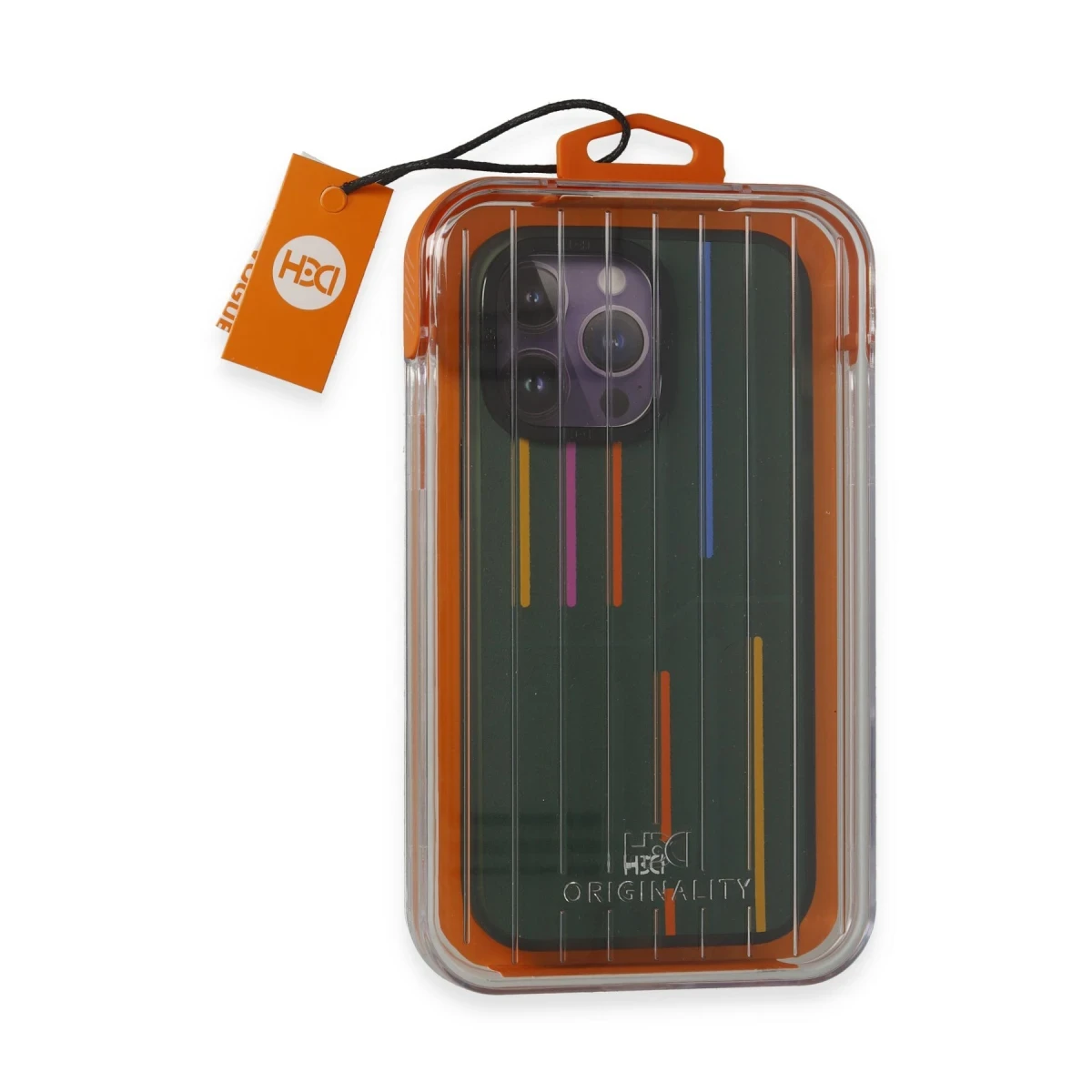 HDD Apple iPhone 15 Pro Max Kılıf HBC-221 Roma Kapak - Koyu Yeşil