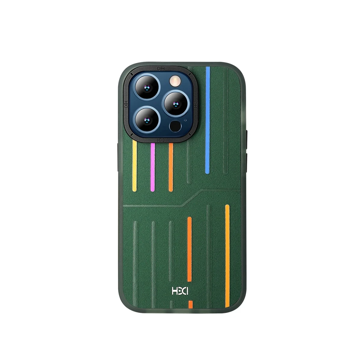 HDD Apple iPhone 15 Pro Max Kılıf HBC-221 Roma Kapak - Koyu Yeşil