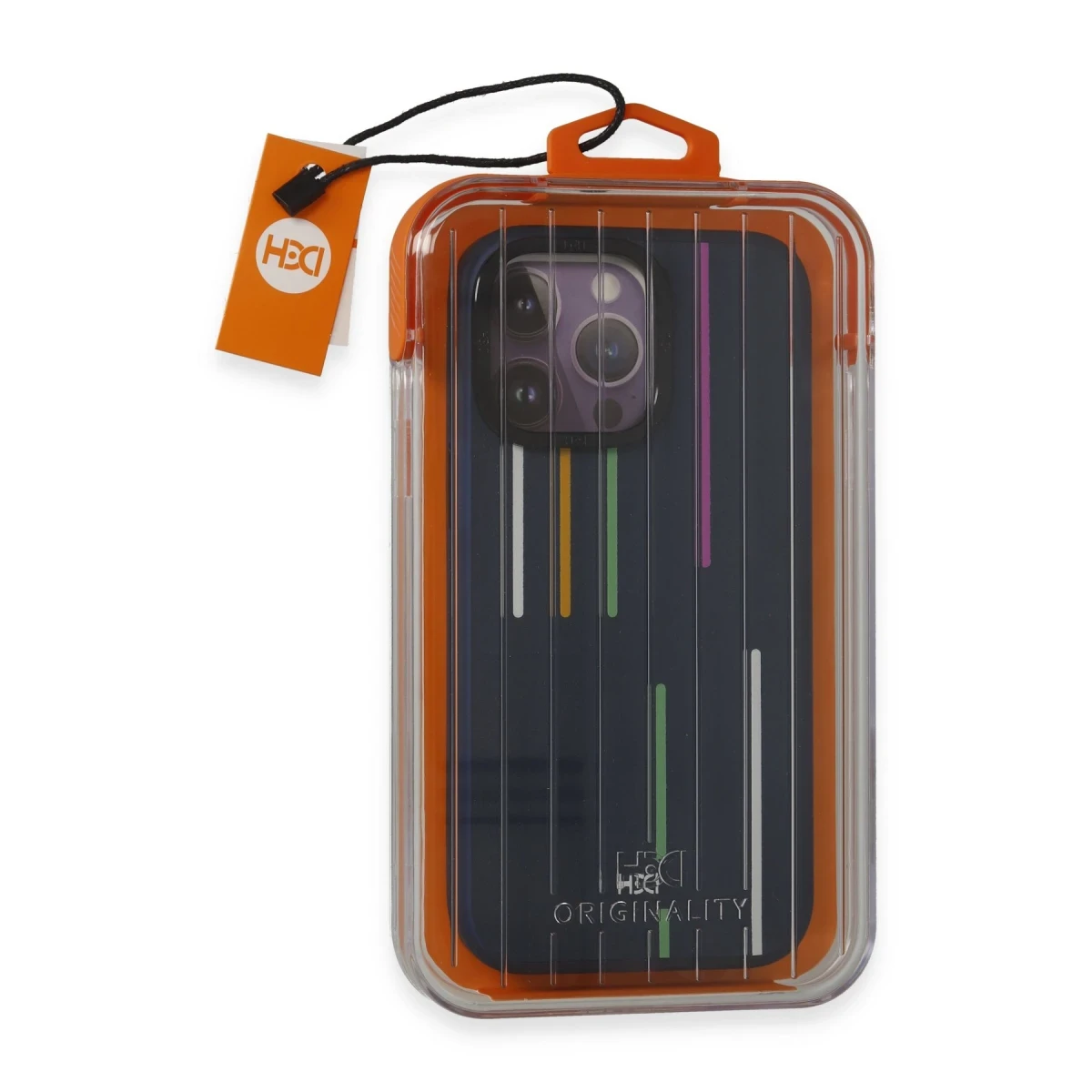 HDD Apple iPhone 15 Pro Max Kılıf HBC-221 Roma Kapak - Lacivert