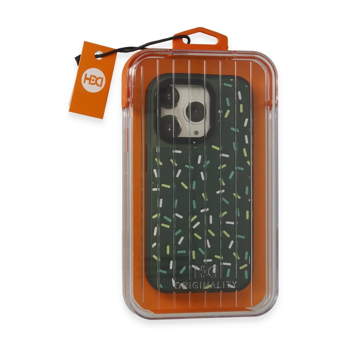 HDD Apple iPhone 15 Pro Max Kılıf HBC-222 Bern Kapak - Koyu Yeşil