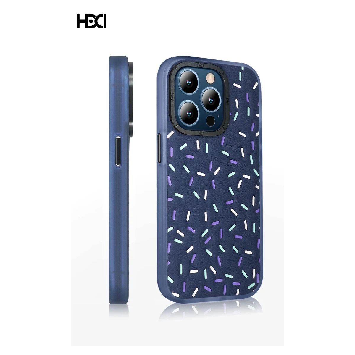 HDD Apple iPhone 15 Pro Max Kılıf HBC-222 Bern Kapak - Lacivert