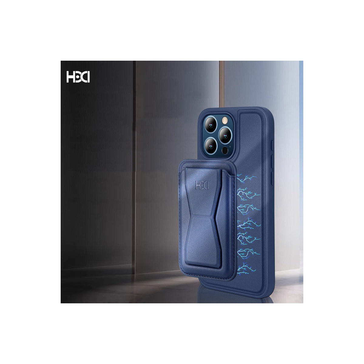 HDD Apple iPhone 15 Pro Max Kılıf HD Deri Luxury Magnet Kartvizitli Kapak