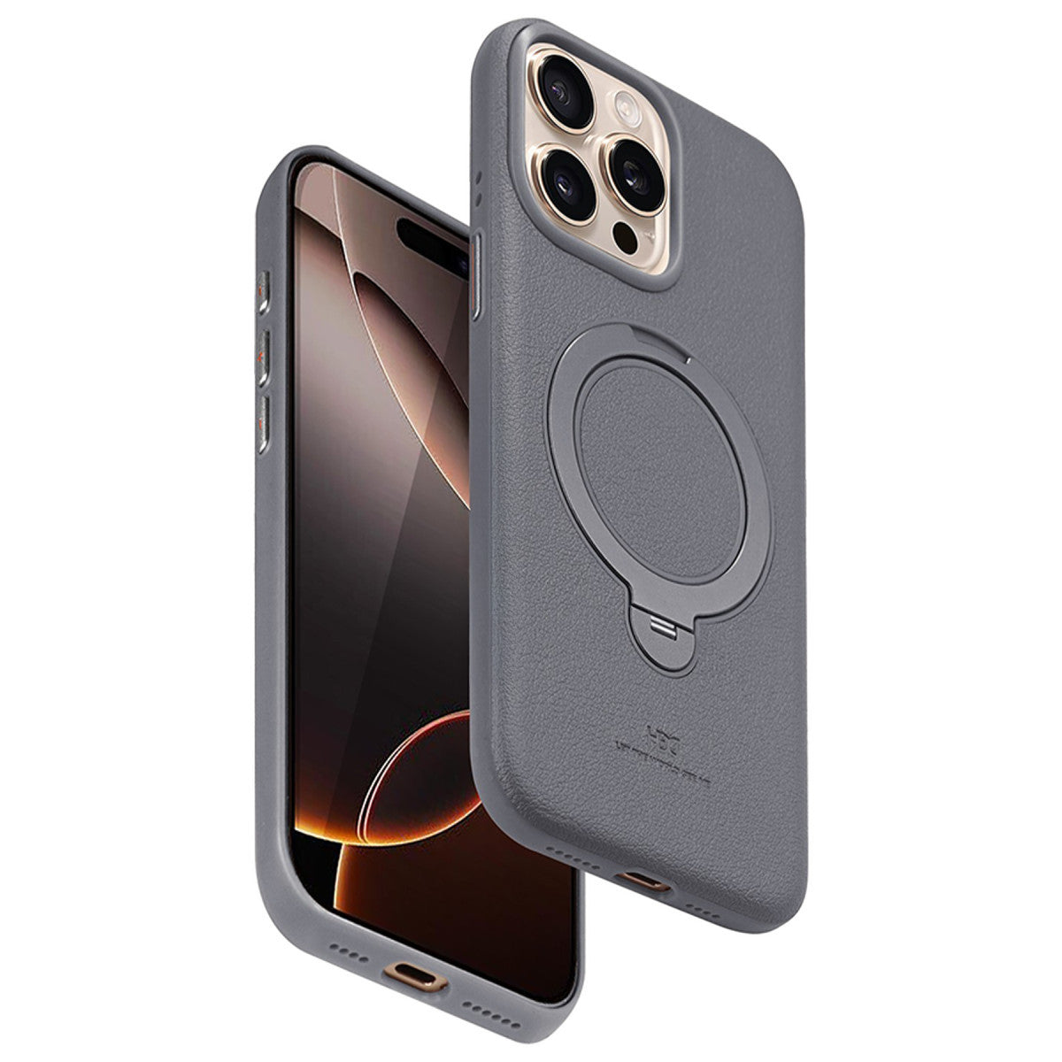 HDD Apple iPhone 15 Pro Max Vapor Deri Magsafe Standlı Kılıf