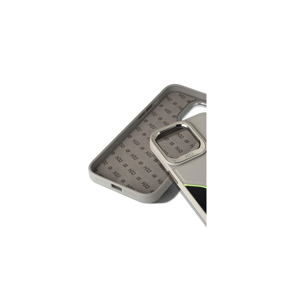 HDD Apple iPhone 16 HBC-264 Lambor Karbon Fiber Sport Kapak - Derin Mor