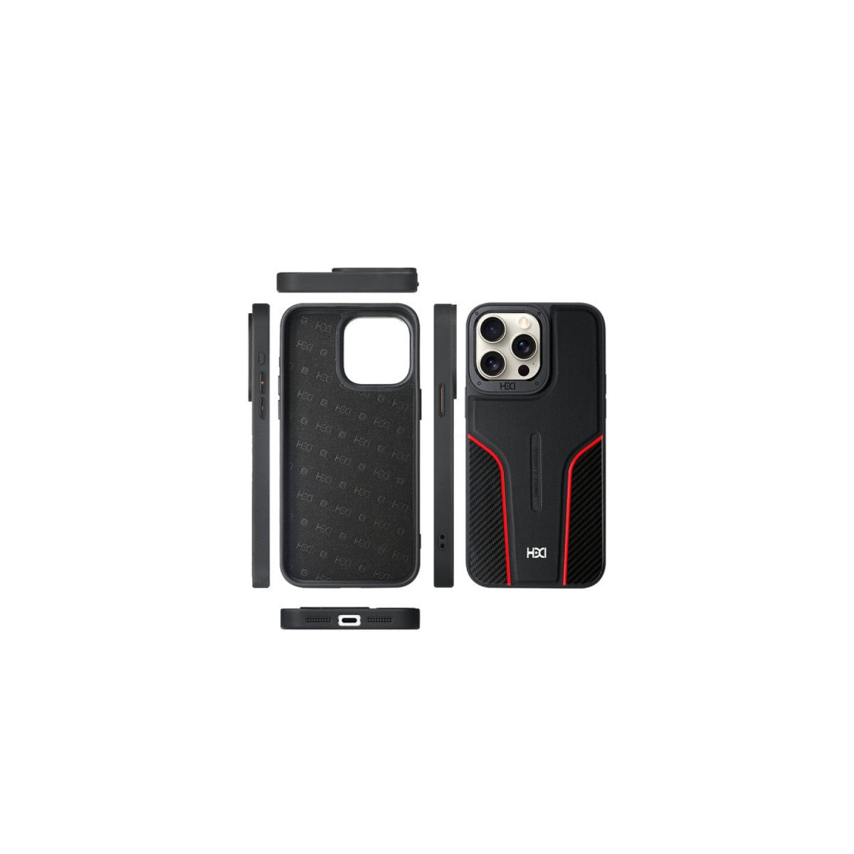 HDD Apple iPhone 16 HBC-264 Lambor Karbon Fiber Sport Kapak