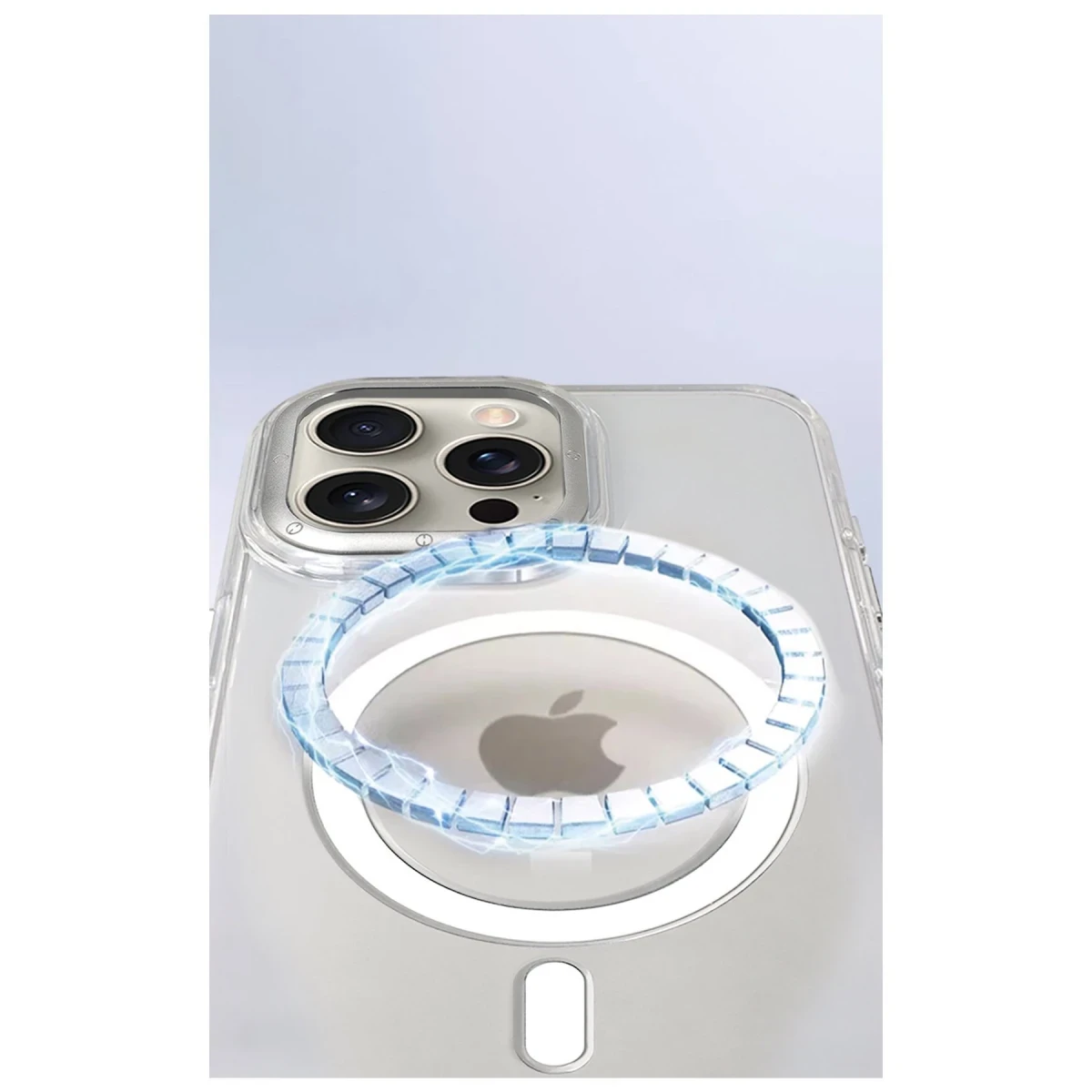 HDD Apple iPhone 16 HBC-274 PC 2.0 Şeffaf Magsafe Kapak - Şeffaf