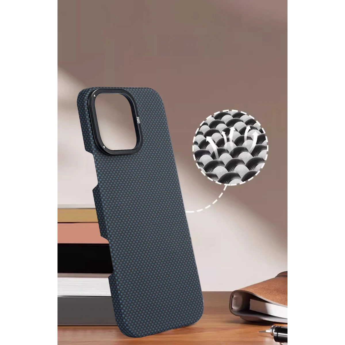 HDD Apple iPhone 16 Pro Blaze 1000D Kevlar Magsafe Kılıf - Yeşil