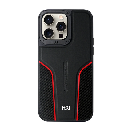 HDD Apple iPhone 16 Pro HBC-264 Lambor Karbon Fiber Sport Kapak - Siyah