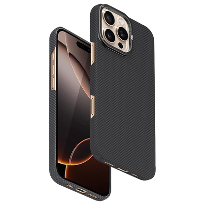 HDD Apple iPhone 16 Pro Max Blaze 1000D Kevlar Magsafe Kılıf - Siyah