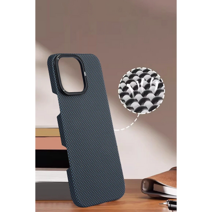 HDD Apple iPhone 16 Pro Max Blaze 1000D Kevlar Magsafe Kılıf - Siyah