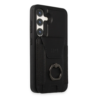 HDD Samsung Galaxy S24 HBC-228 Havana Magnet Kartvizitli Kapak - Siyah